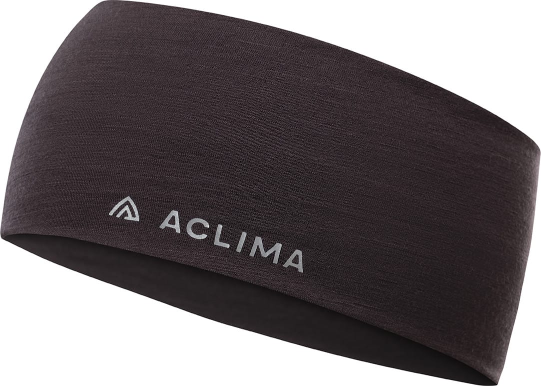 Aclima LightWool Headband Chocolate Plum