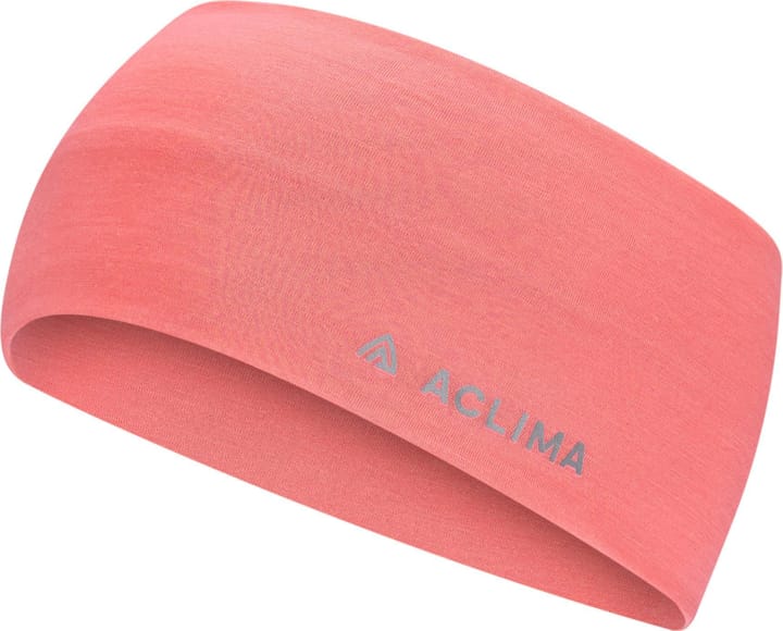 Aclima LightWool Headband Sun Kissed Coral Aclima