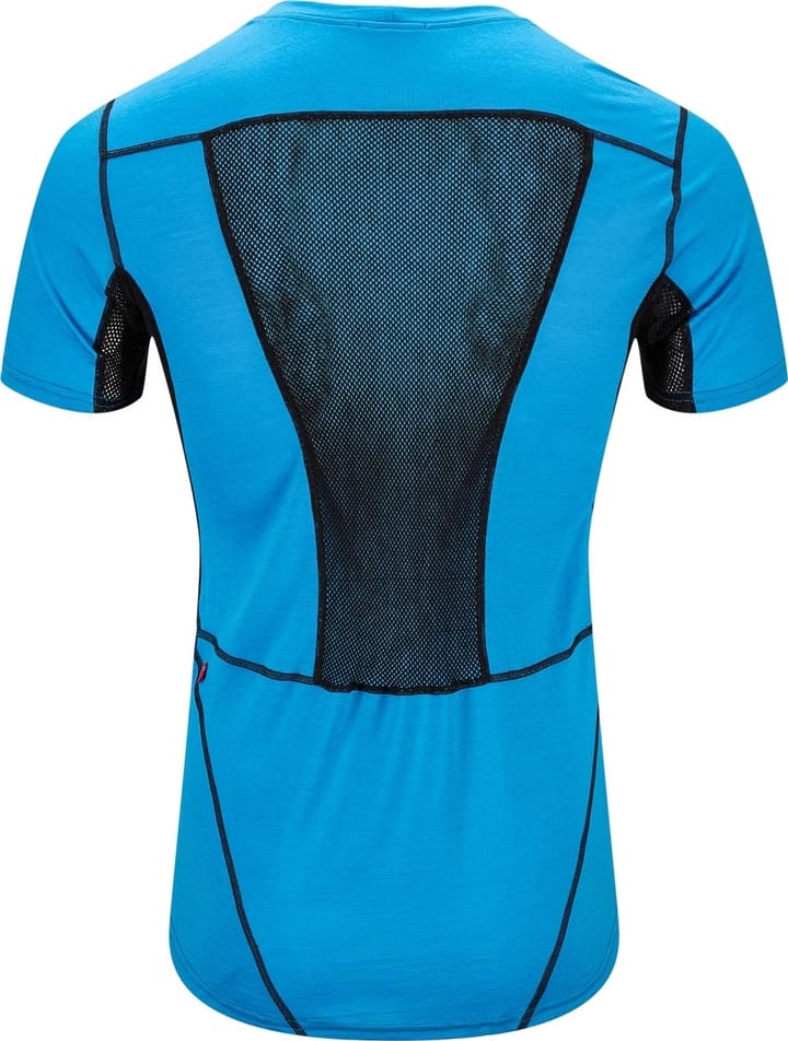Aclima Men's LightWool 140 Sports T-shirt Bluejay/Jet Black Aclima