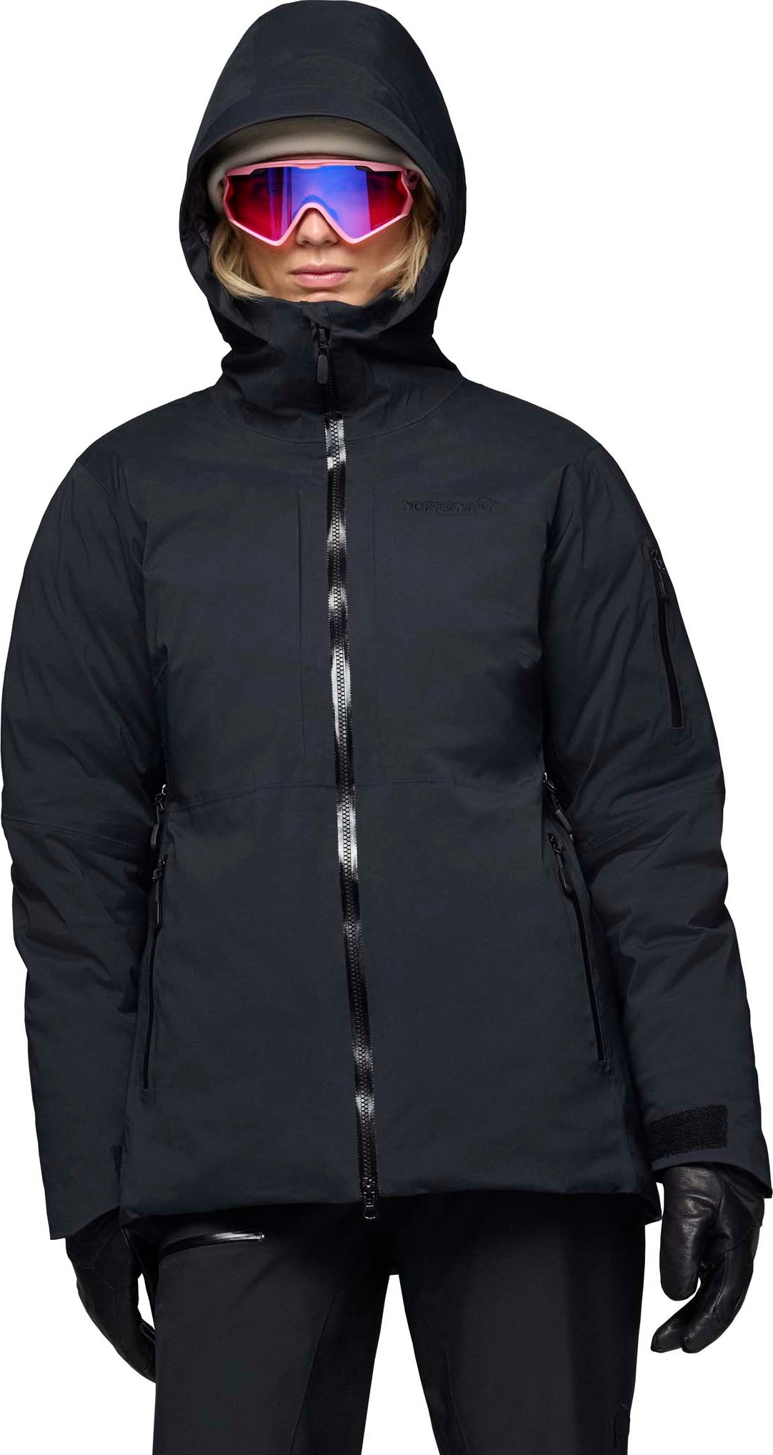 Norrøna Women's Lofoten GORE-TEX Down800 Jacket Caviar Black | Buy