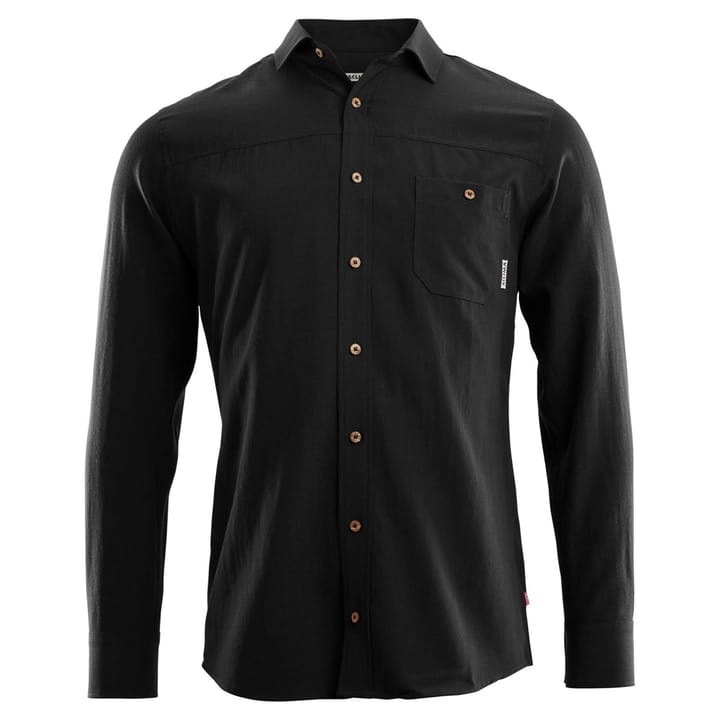 Aclima Woven Wool Shirt, Man Jet Black Aclima