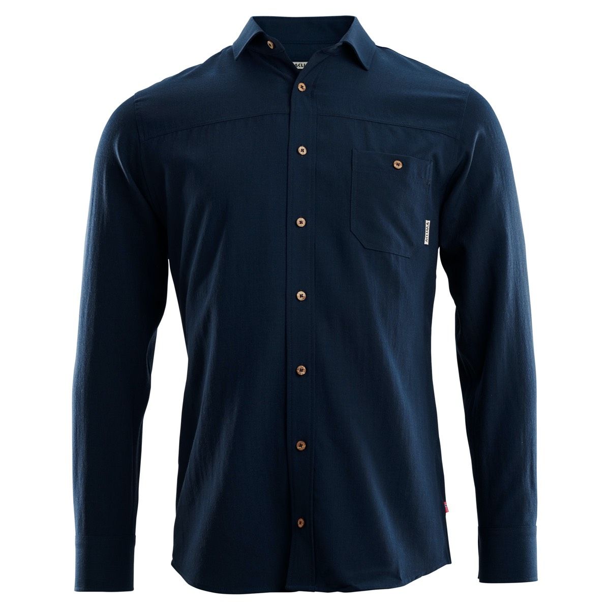 Aclima Woven Wool Shirt, Man Navy Blazer