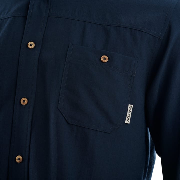 Aclima Woven Wool Shirt, Man Navy Blazer Aclima