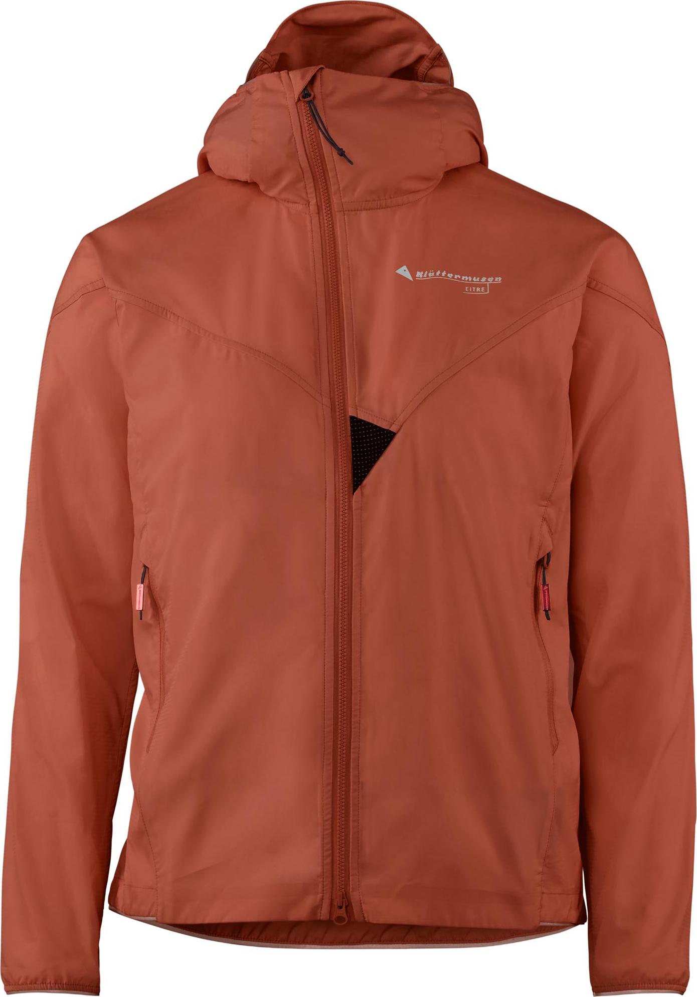 Klättermusen Women's Eitre Zip Hood Jacket Stone Red