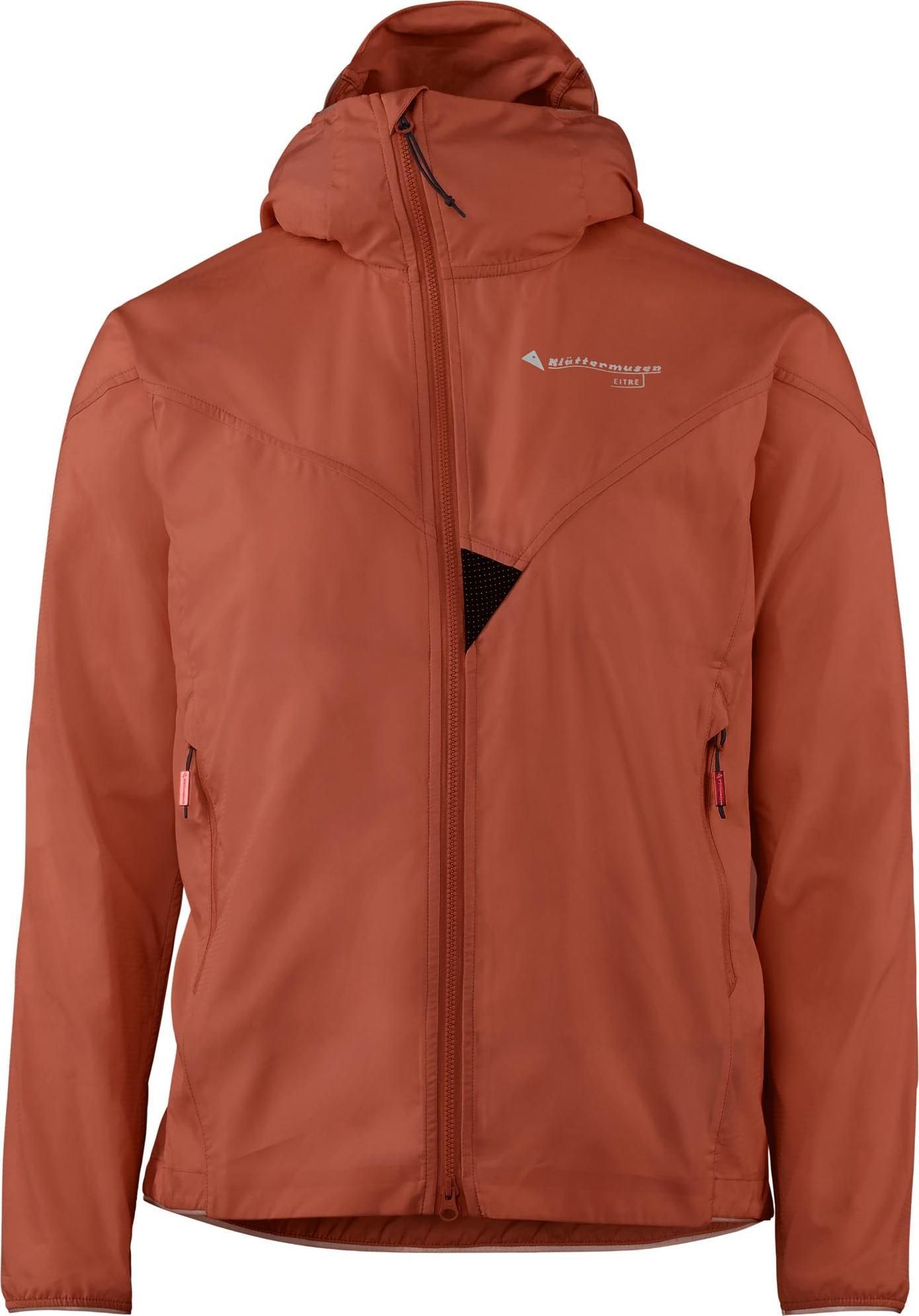 Klättermusen Women's Eitre Zip Hood Jacket Stone Red