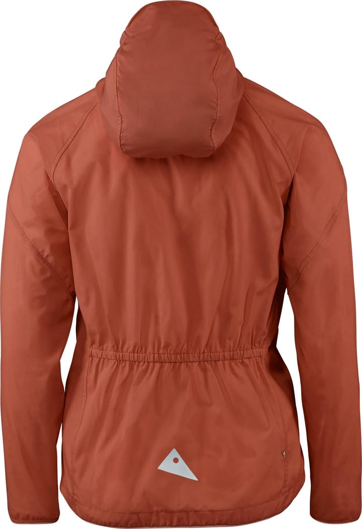 Klättermusen Women's Eitre Zip Hood Jacket Stone Red Klättermusen