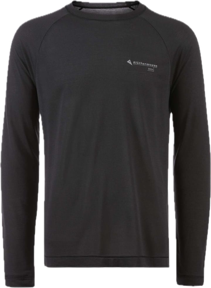 Klättermusen Men's Groa Longsleeve Tee Raven Klättermusen
