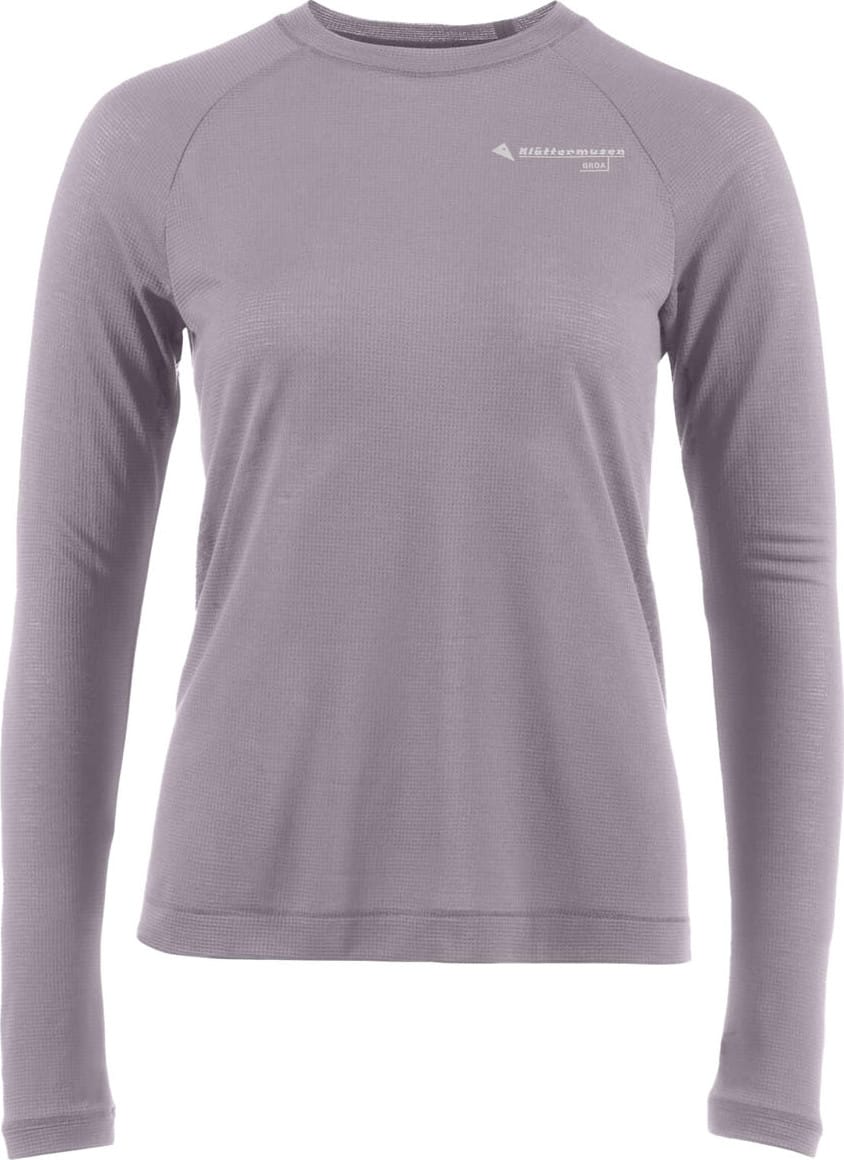 Klättermusen Women's Groa Longsleeve Tee Purple Dove