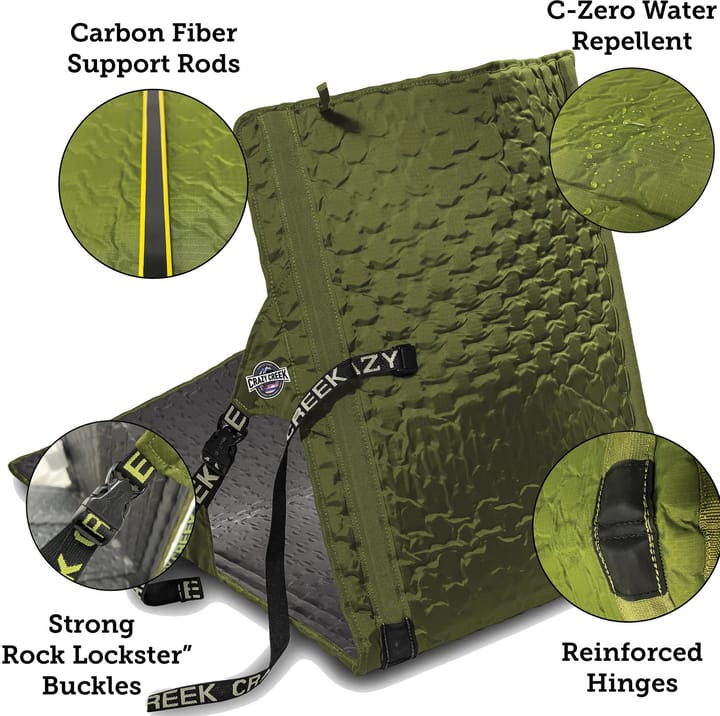 Crazy Creek Hex 2.0 Powerlounger Olive / Slate Grey Crazy Creek Crazy Creek Hex 2.0 Powerlounger Olive / Slate Grey Crazy Creek