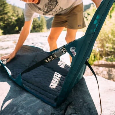 Crazy Creek Hex 2.0 Powerlounger Aleutian Blue / Slate Grey Crazy Creek