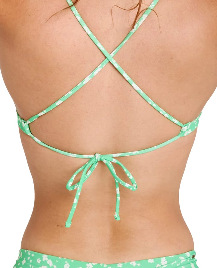 Rip Curl Women's Surf Side Cross Back Triangle Bikini Top Light Green Rip Curl
