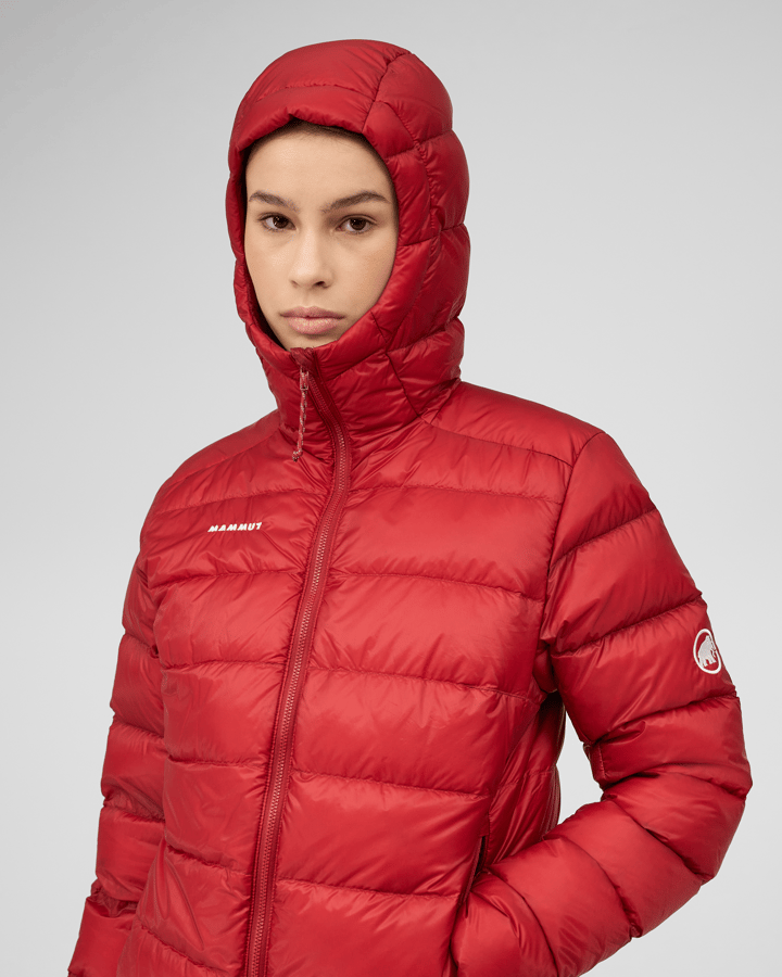 Mammut Broad Peak Pro In Hooded Jacket Women Dark Mammut Red Mammut