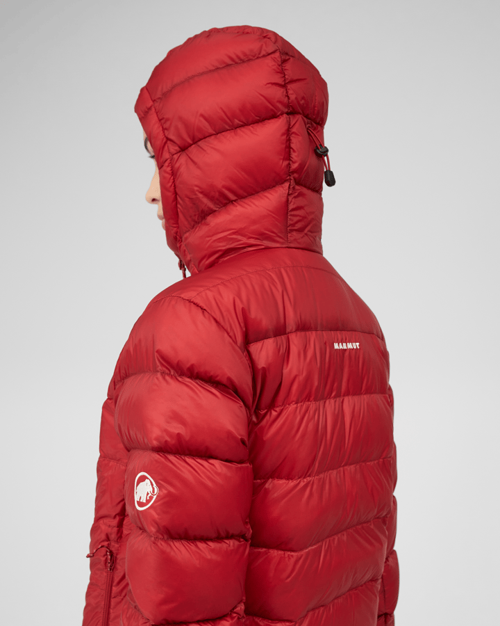 Mammut Broad Peak Pro In Hooded Jacket Women Dark Mammut Red Mammut