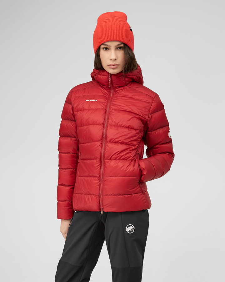 Mammut Broad Peak Pro In Hooded Jacket Women Dark Mammut Red Mammut