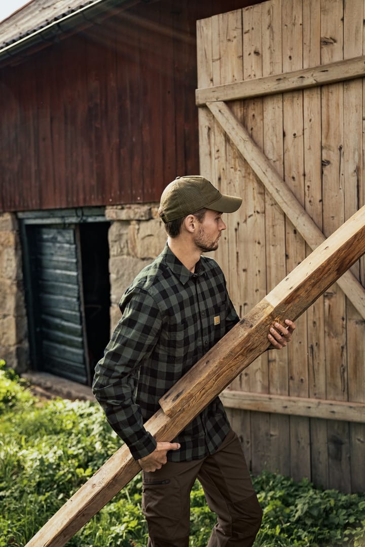 Härkila Härkila Scandinavian LS Shirt Green Check Härkila