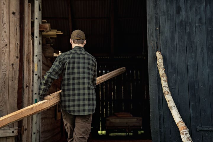 Härkila Härkila Scandinavian LS Shirt Green Check Härkila