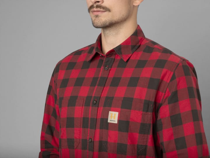 Härkila Härkila Scandinavian LS Shirt Red Check Härkila