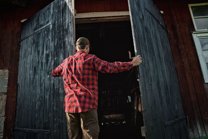 Härkila Härkila Scandinavian LS Shirt Red Check Härkila