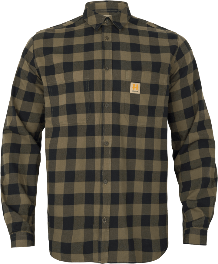 Härkila Men's Härkila Scandinavian Longsleeve Shirt Tarmac Check Härkila