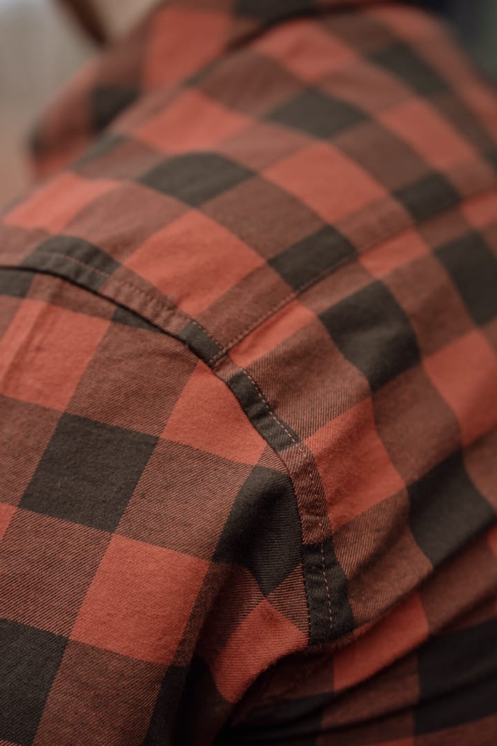 Härkila Men's Härkila Scandinavian Longsleeve Shirt Autumn Orange Check Härkila