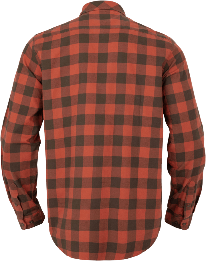 Härkila Men's Härkila Scandinavian Longsleeve Shirt Autumn Orange Check Härkila