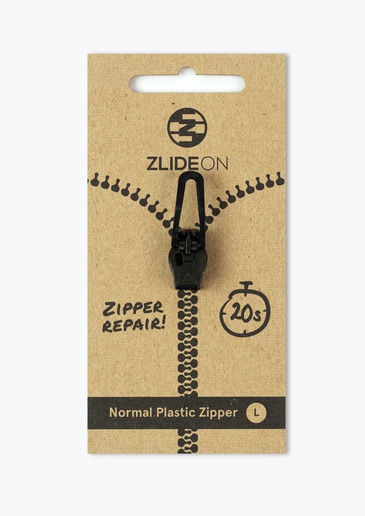 ZlideOn Normal Plastic Zipper Silver L ZlideOn