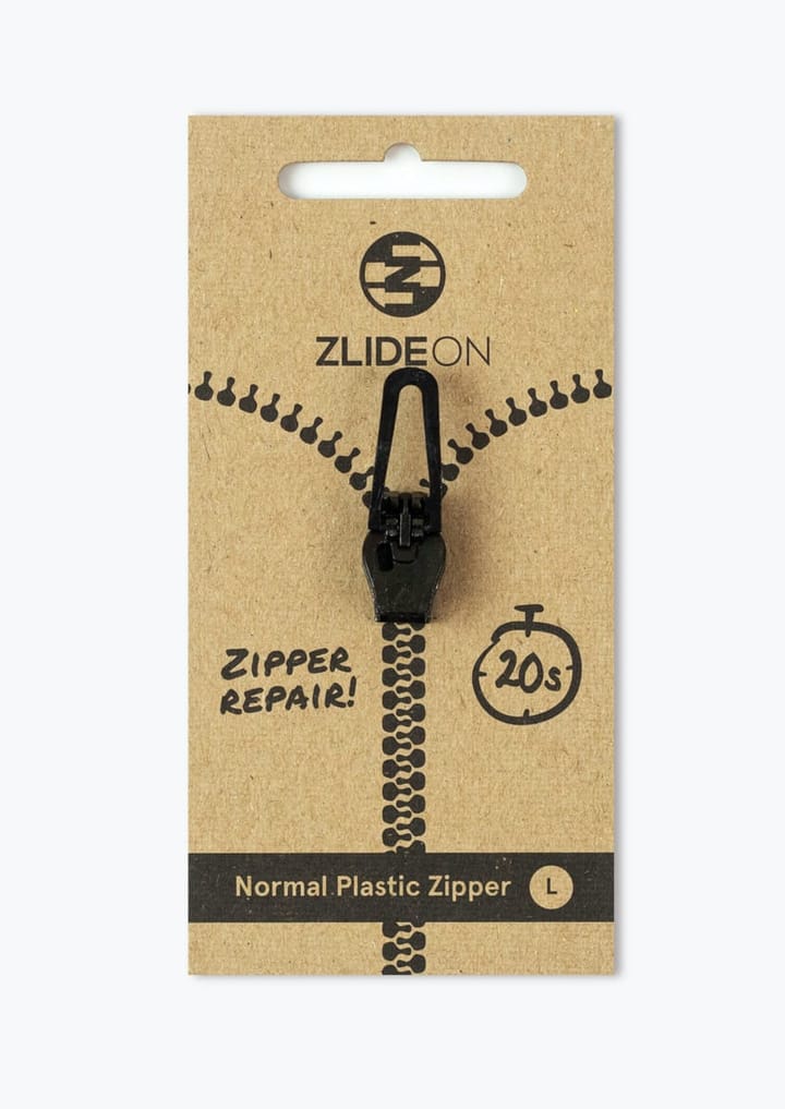 ZlideOn Normal Plastic Zipper Silver L ZlideOn ZlideOn Normal Plastic Zipper Silver L ZlideOn