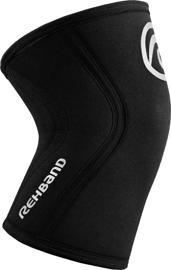 Rehband Unisex Rx Knee-Sleeve 5mm Silver/black Rehband