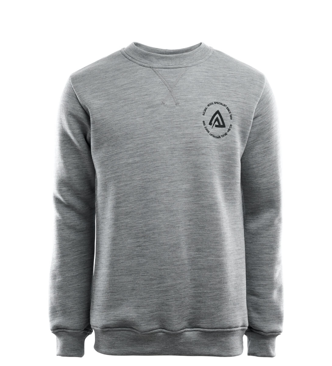 Aclima Fleecewool Crew Neck Man Grey Melange