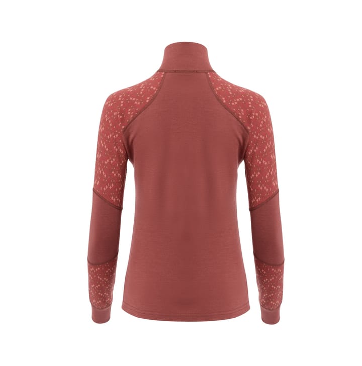 Aclima Women's DesignWool Glitre Mockneck Glitre Rød Aclima