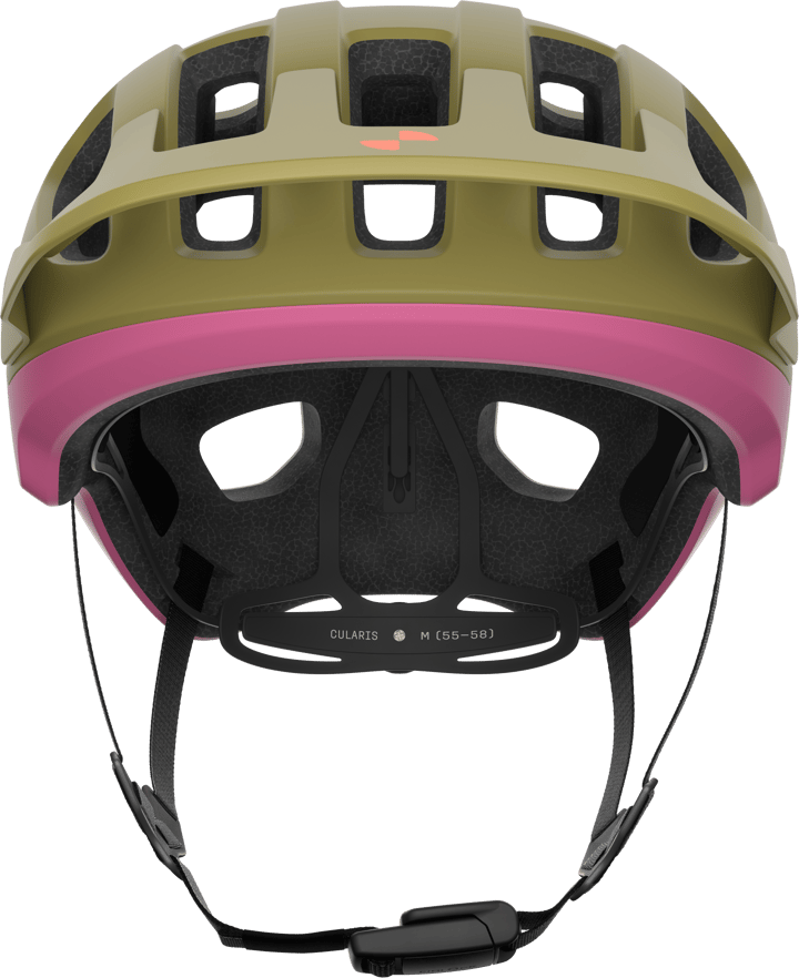 POC Cularis MTB Helmet Olivine Green Matt/Thulite Pink Mat POC