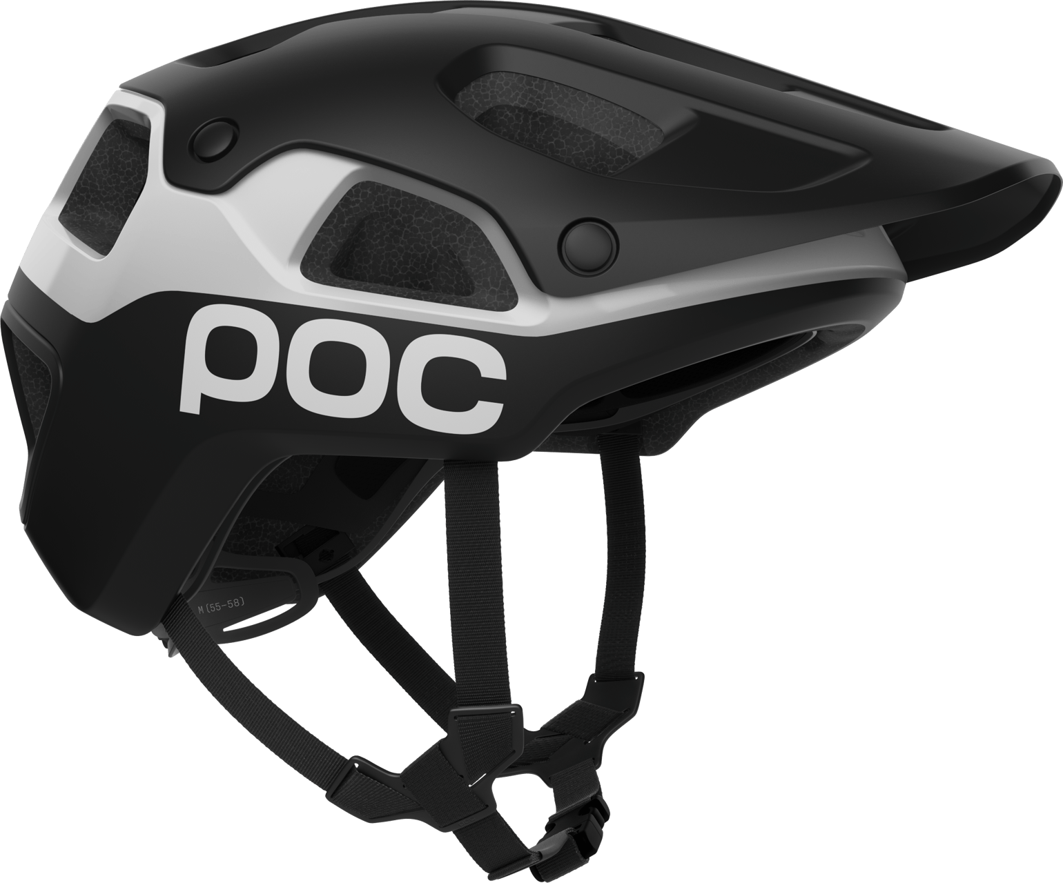 POC Cularis Pure MTB Helmet Uranium Black Matt/Hydrogen White