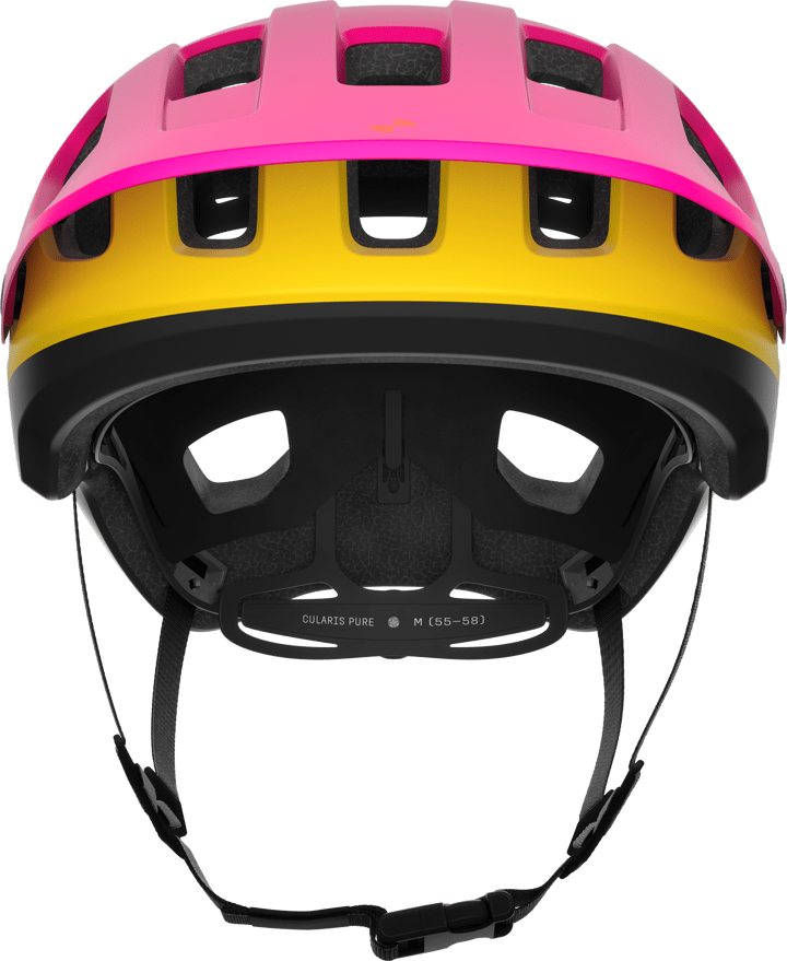 POC Cularis Pure MTB Helmet Rhos Red Matt/Citrine Yellow Matt POC