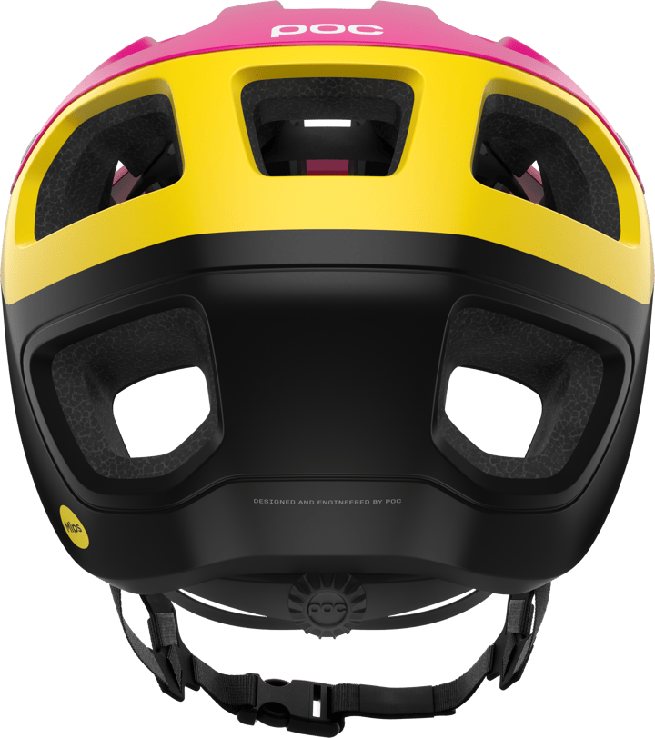 POC Cularis Pure MTB Helmet Rhos Red Matt/Citrine Yellow Matt POC