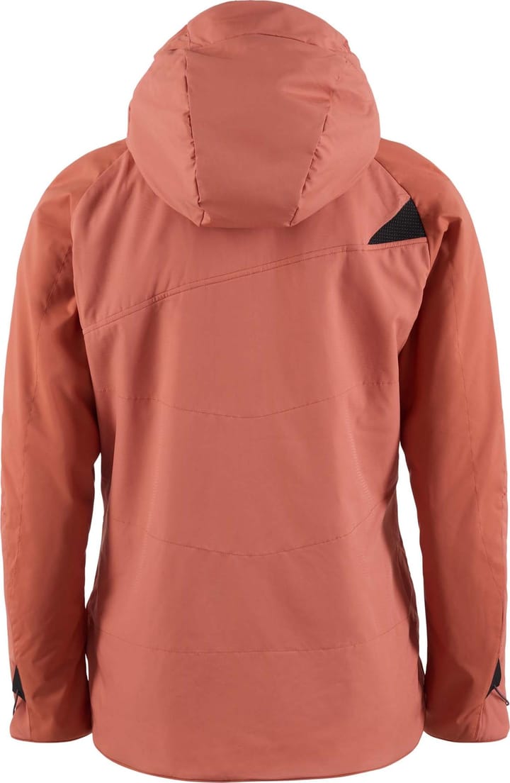 Klättermusen Women's Vili Hood Jacket Stone Red Klättermusen