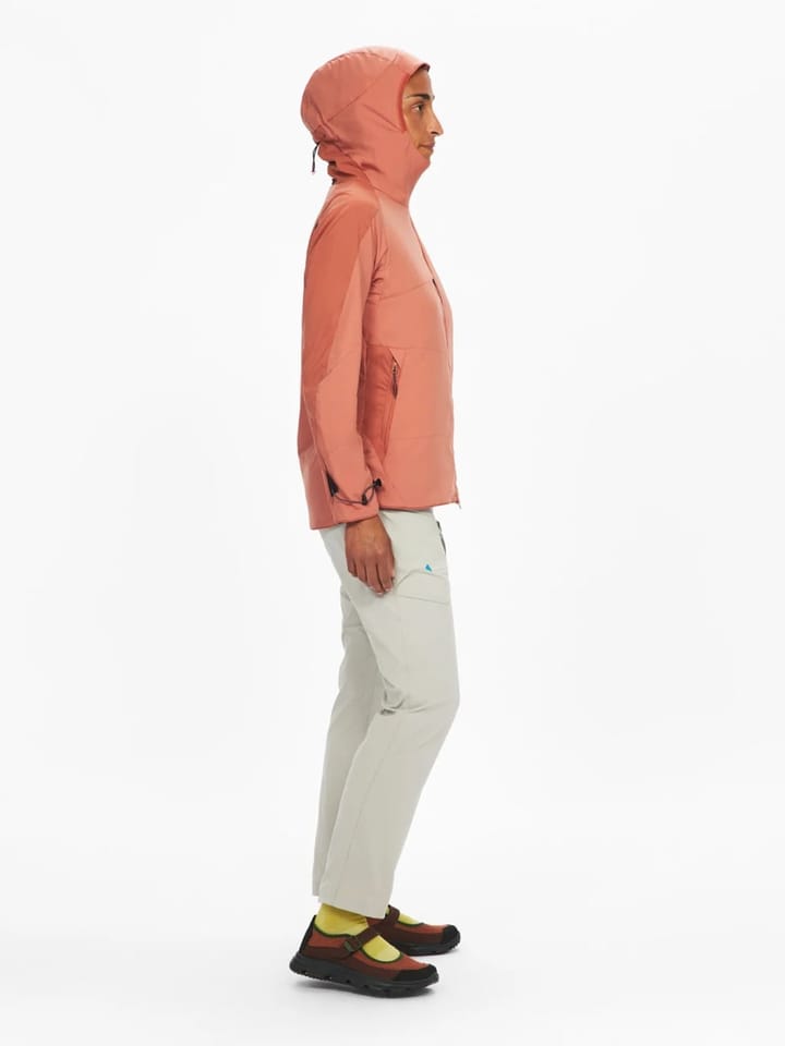 Klättermusen Women's Vili Hood Jacket Stone Red Klättermusen