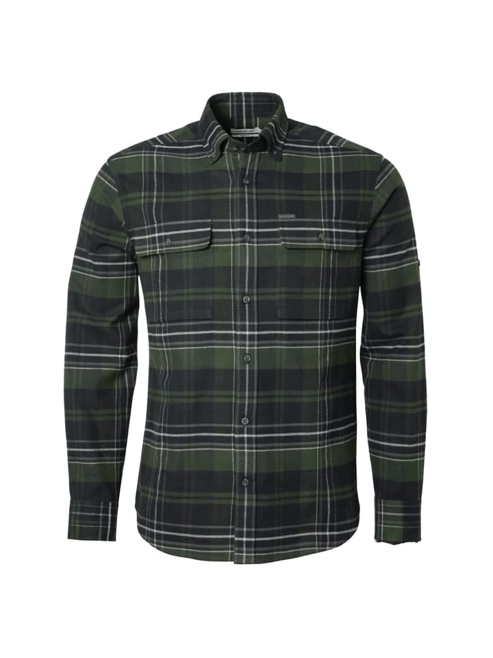 Chevalier Men's Heron Flannel Shirt October Green Checked Chevalier