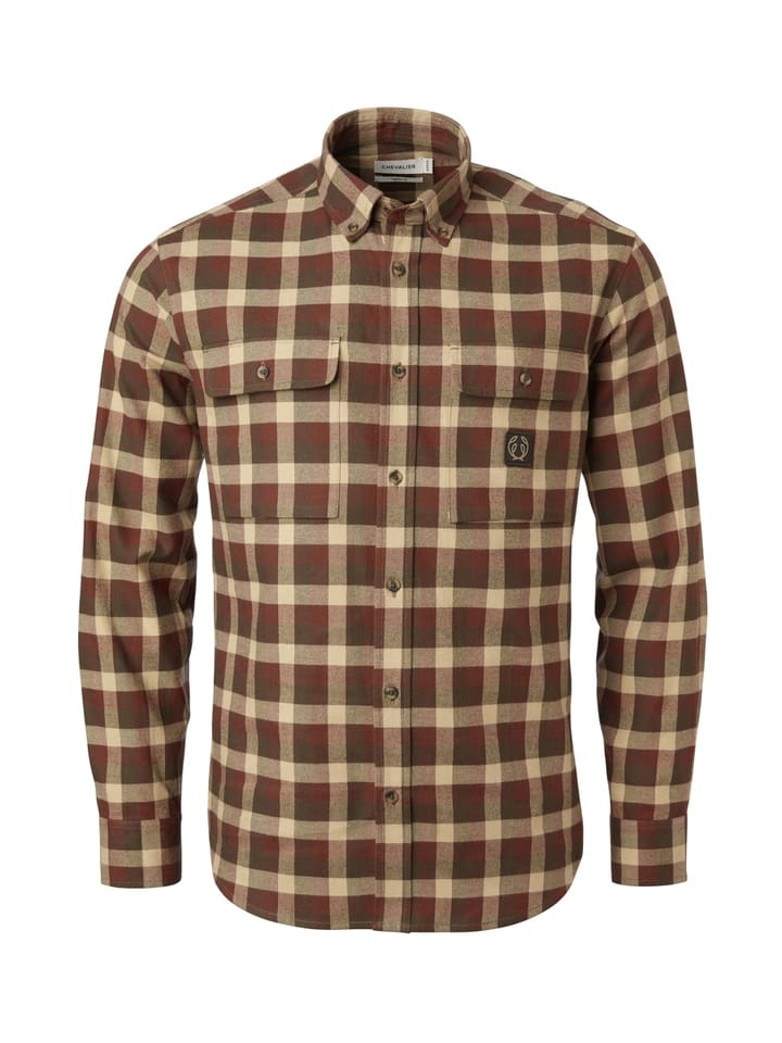 Chevalier Men's Heron Flannel Shirt Holly Green Checked Chevalier Chevalier Men's Heron Flannel Shirt Holly Green Checked Chevalier