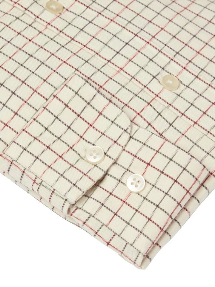 Chevalier Men's Redway Shooting Fit Wool Shirt Dark Red Tattersall Chevalier Chevalier Men's Redway Shooting Fit Wool Shirt Dark Red Tattersall Chevalier