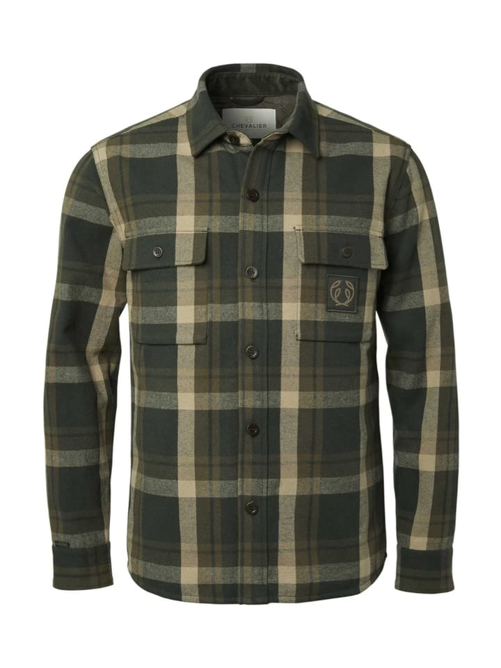 Chevalier Men's Axe Overshirt Green Checked Chevalier