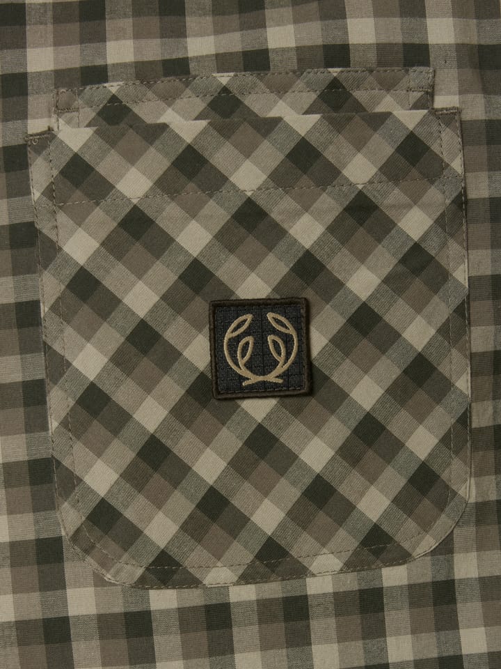 Chevalier Men's Creek Shooting Fit Coolmax Shirt Mink Brown Checked Chevalier