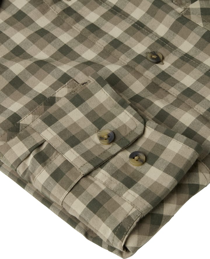 Chevalier Men's Creek Shooting Fit Coolmax Shirt Mink Brown Checked Chevalier