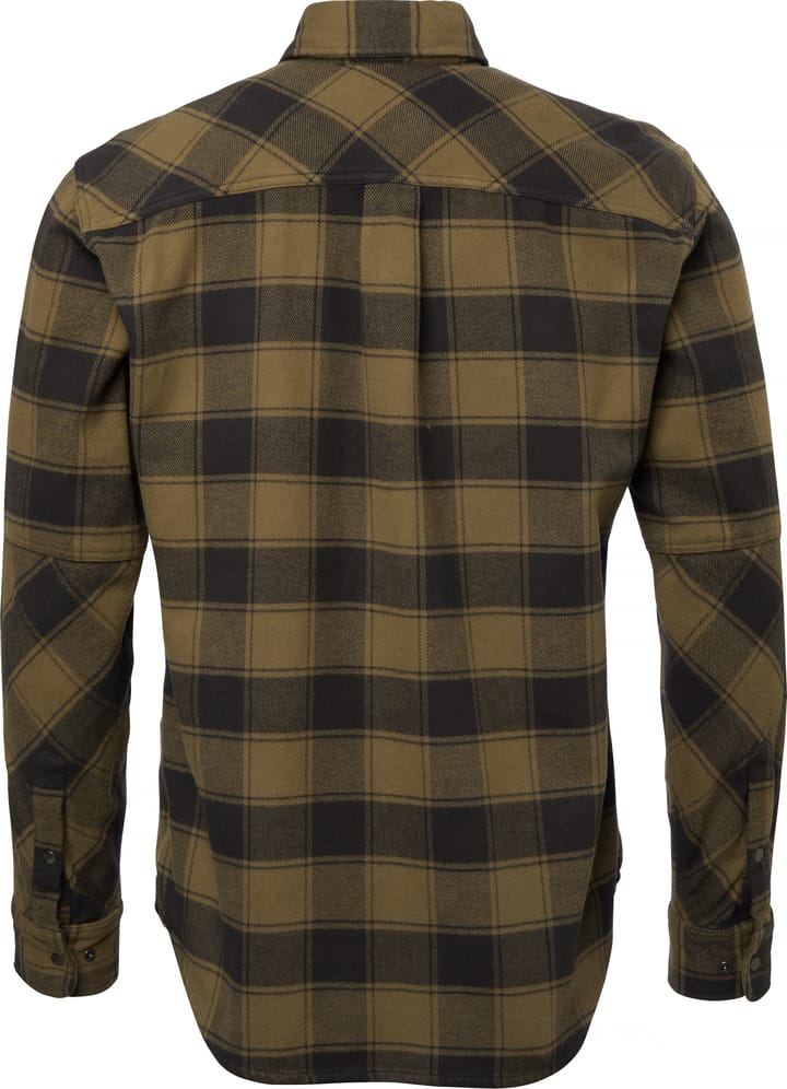 Chevalier Men's Raptor Heavy Flannel Shirt Kodiak Brown Checked Chevalier