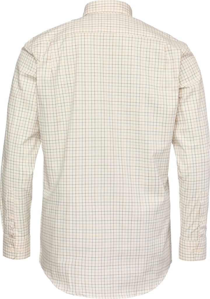 Chevalier Men's Baron Shooting Fit Stretch Shirt Stormy Blue Tattersall Chevalier