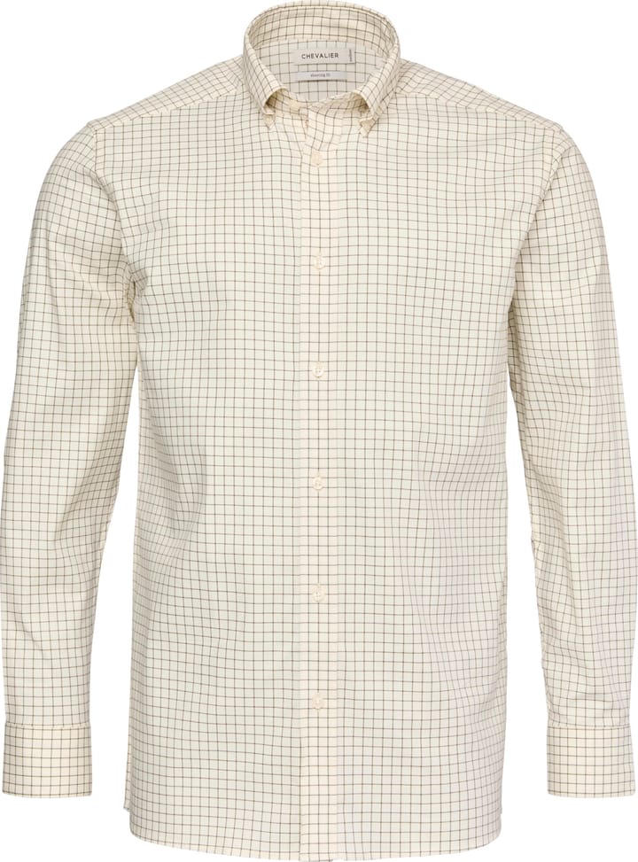 Chevalier Men's Baron Shooting Fit Stretch Shirt Highland Green Tattersall Chevalier