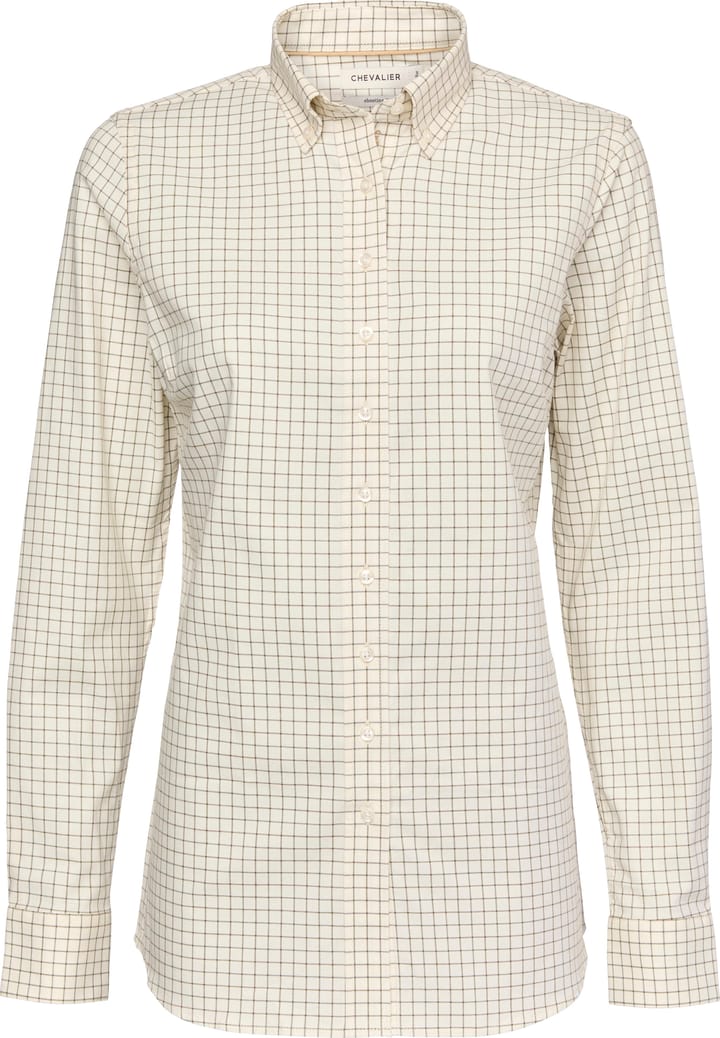 Chevalier Women's Florence Shooting Fit Stretch Shirt Highland Green Tattersall Chevalier