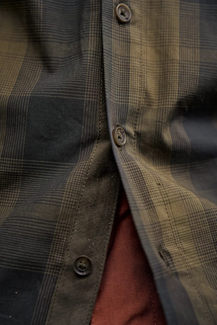Härkila Men's Akkan Shirt Willow Green/shadow Brown