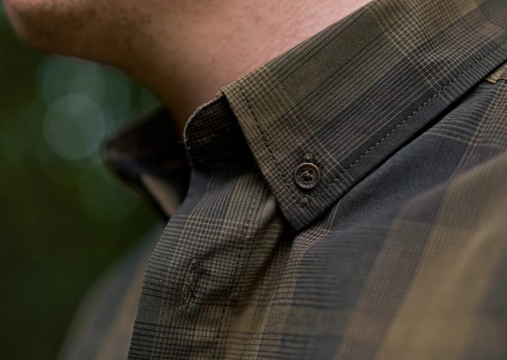 Härkila Men's Akkan Shirt Willow Green/shadow Brown
