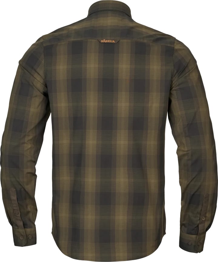 Härkila Men's Akkan Shirt Willow Green/shadow Brown