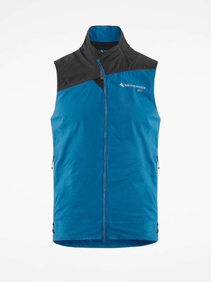 Klättermusen Men's Nal Vest Blue Sapphire-Raven Klättermusen